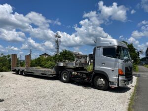 平成17年式 プロフィア 重機運搬トレーラーセット 走行距離64万km