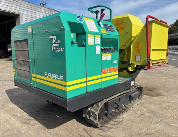 2017`古河 FCS410M 自走式自走式木材破砕機 - 画像 (2)
