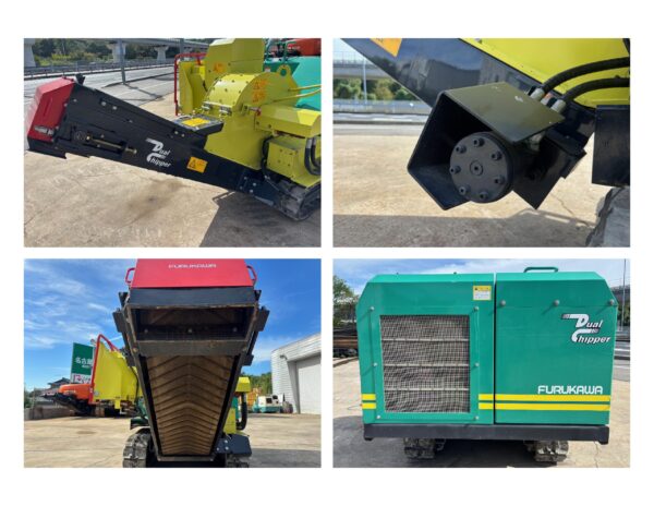 2017`古河 FCS410M 自走式自走式木材破砕機 - 画像 (4)